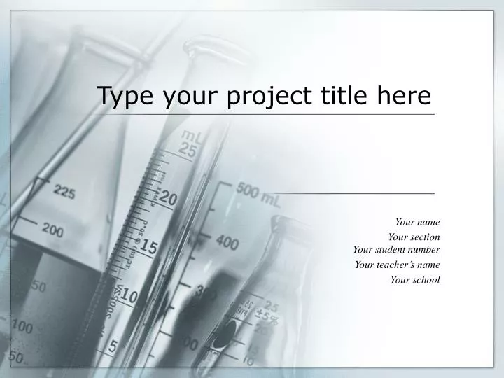 type your project title here
