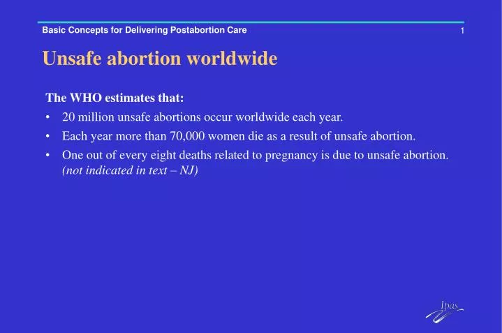unsafe abortion worldwide
