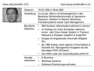 Hans-Jörg Scheitlin (CV)