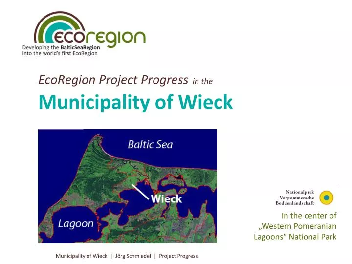 ecoregion project progress in the municipality of wieck