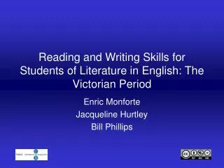 Reading and Writing Skills for Students of Literature in English: The Victorian Period