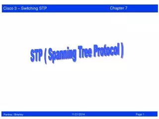 STP ( Spanning Tree Protocol )