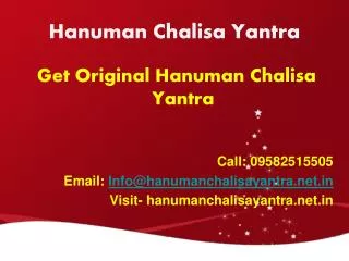 Buy Online Hanuman Yantra Pendant-9582515505