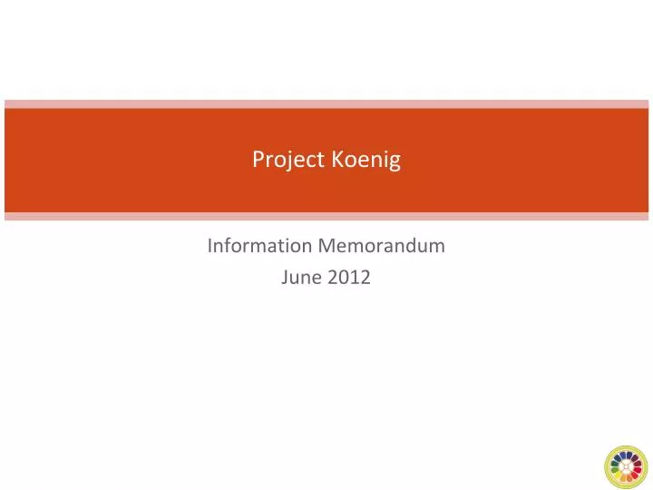 information memorandum june 2012