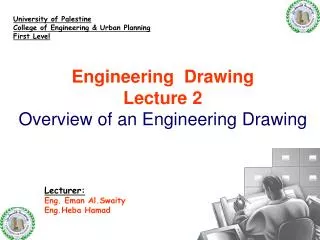 Engineering Drawing Lecture 2 Overview of an Engineering Drawing