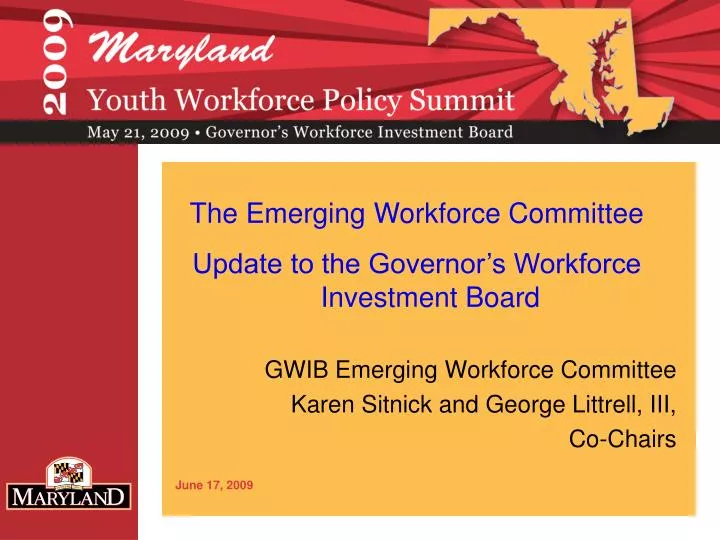 gwib emerging workforce committee karen sitnick and george littrell iii co chairs