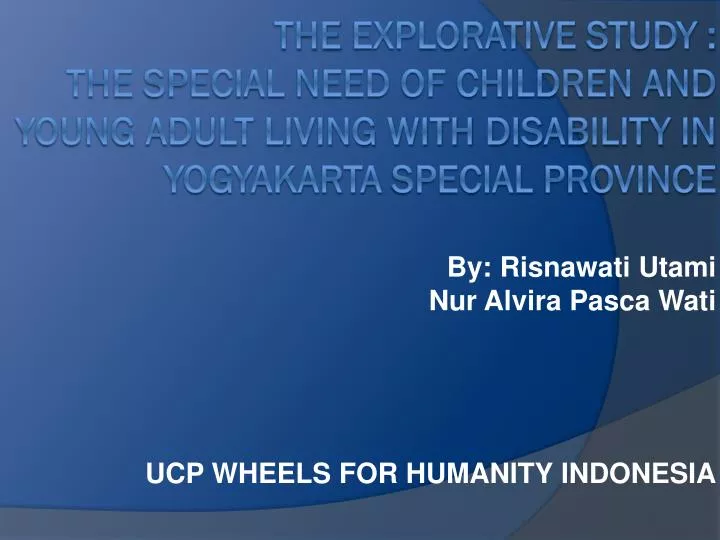 by risnawati utami nur alvira pasca wati ucp wheels for humanity indonesia