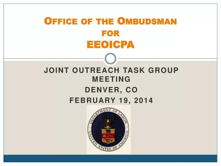 office of the ombudsman for eeoicpa