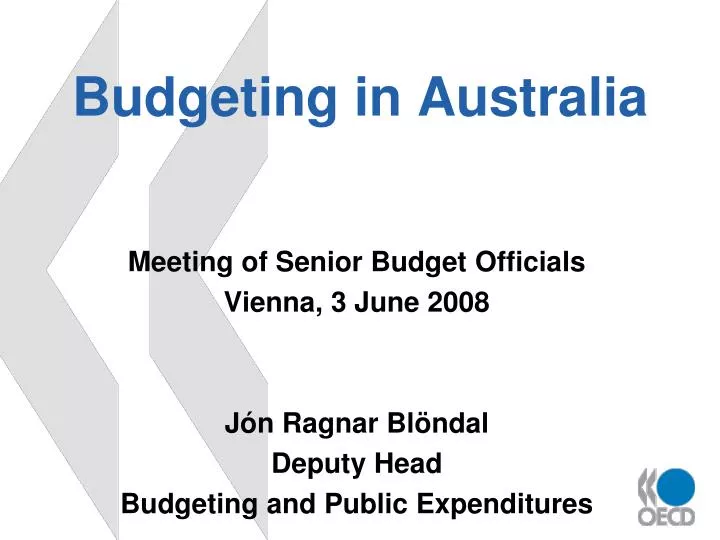 budgeting in australia
