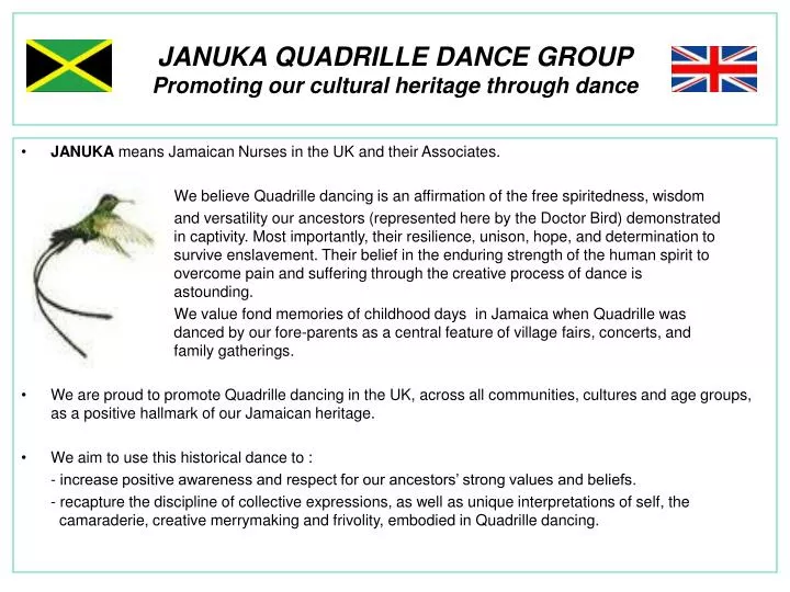 januka quadrille dance group promoting our cultural heritage through dance