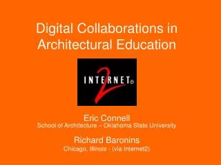 Digital Collaborations in Architectural Education