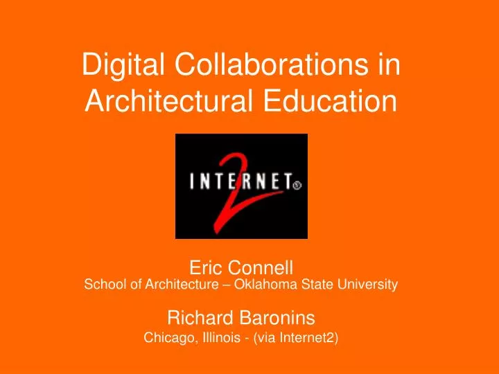 digital collaborations in architectural education