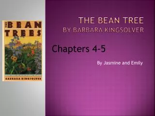 The Bean Tree By Barbara Kingsolver