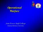 Operational Warfare - slide 1