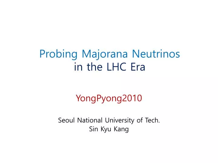 probing majorana neutrinos in the lhc era