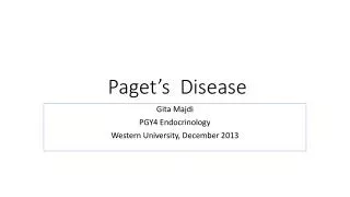 Paget’s Disease