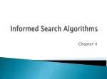Informed Search Algorithms - slide 1