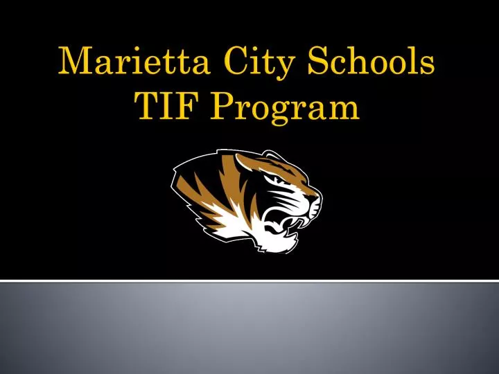 marietta city schools tif program