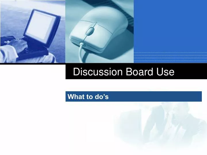 discussion board use