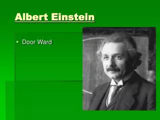 albert einstein