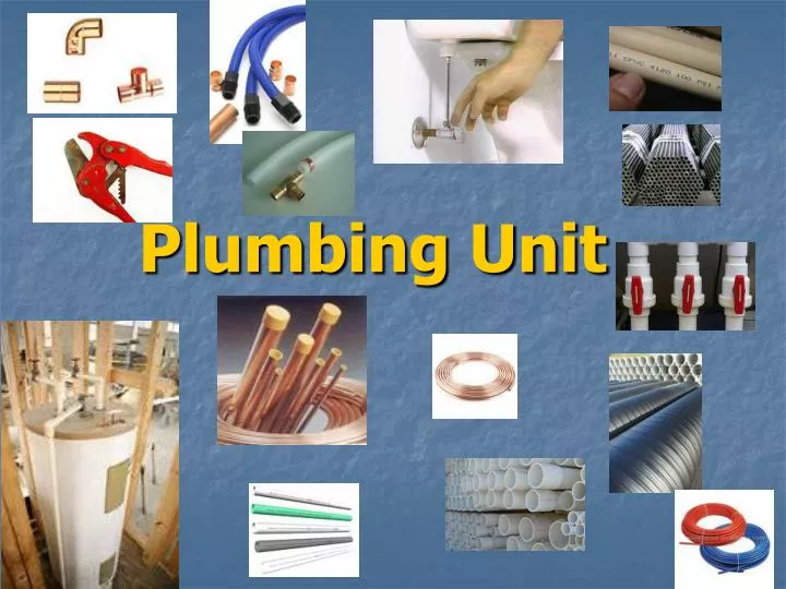 plumbing unit