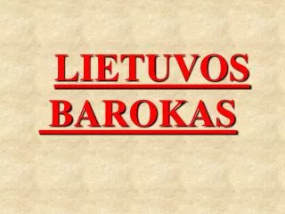 lietuvos barokas