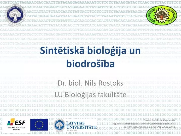 sint tisk biolo ija un biodro ba