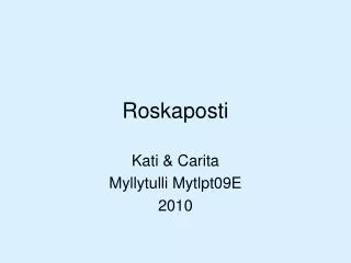 roskaposti
