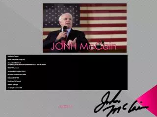 jonh mccain