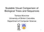 Scalable Visual Comparison of Biological Trees and Sequences - slide 1