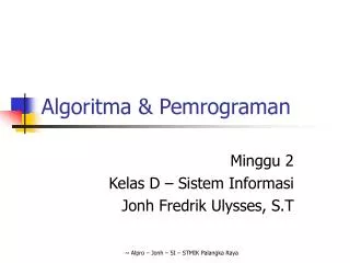 algoritma pemrograman
