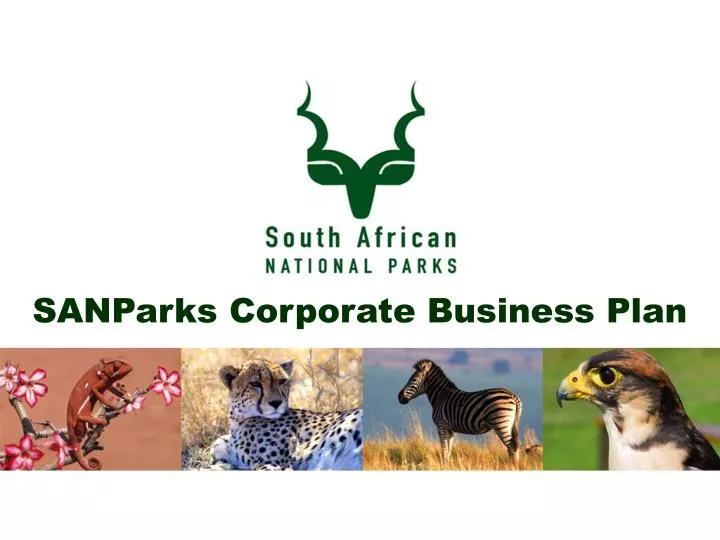 sanparks corporate business plan