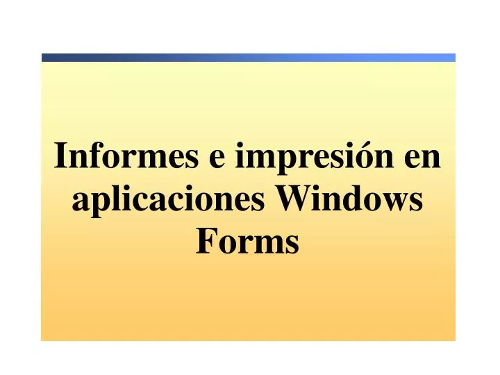informes e impresi n en aplicaciones windows forms