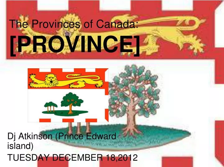 the provinces of canada province