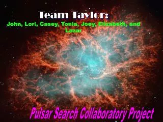 Team Taylor: John, Lori, Casey, Tonia, Joey, Elizabeth, and Lazar