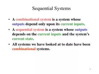 Sequential Systems