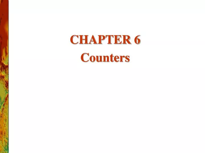 chapter 6 counters