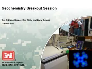 Geochemistry Breakout Session