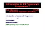 Introduction to EC Framework Programme 7 - slide 1