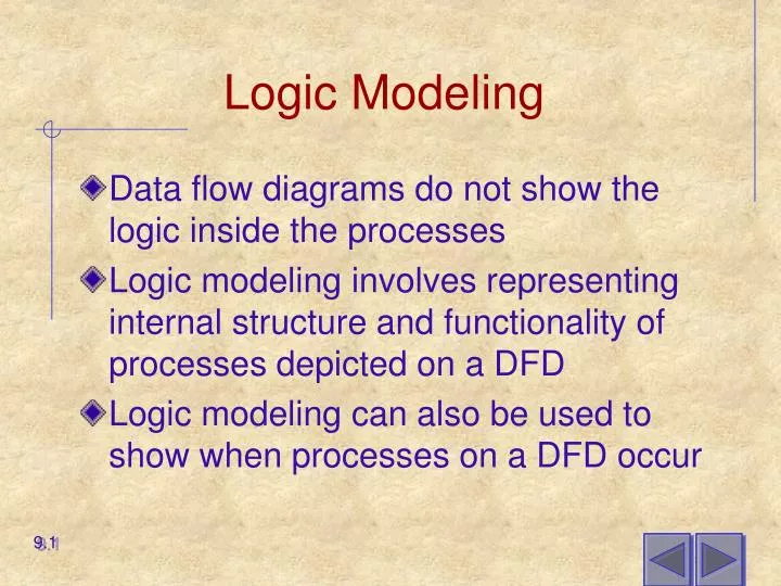 logic modeling