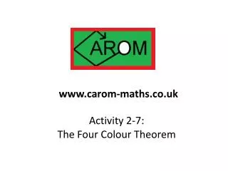 Activity 2-7: The Four Colour Theorem