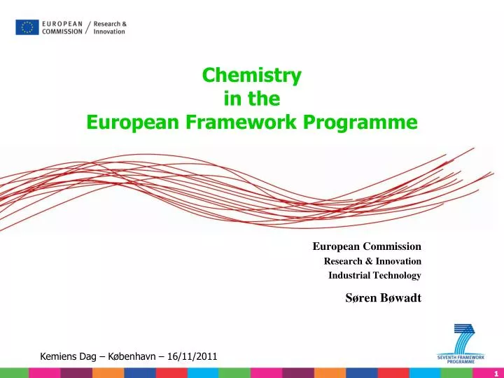 chemistry in the european framework programme