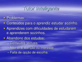 tutor inteligente