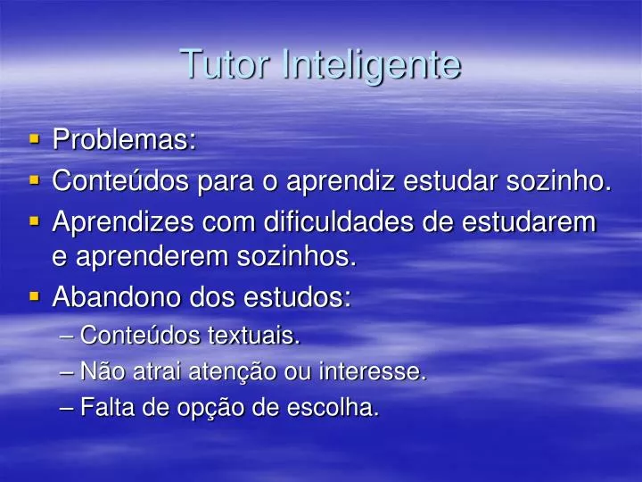 tutor inteligente