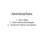Advertising/Sales - slide 1