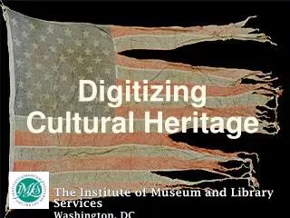 Digitizing Cultural Heritage