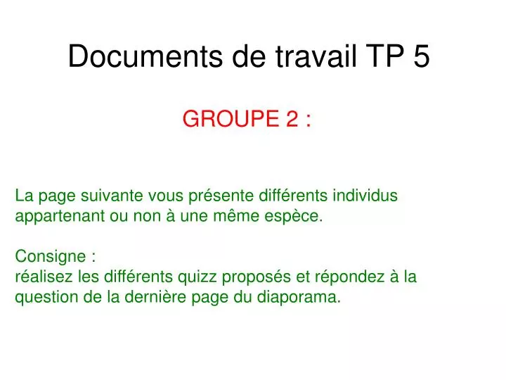 documents de travail tp 5