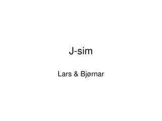 j sim
