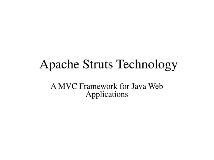 apache struts technology