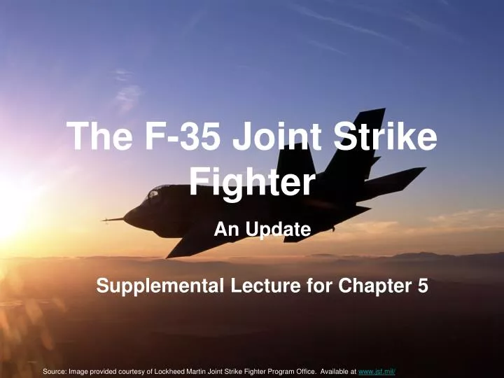 the f 35 joint strike fighter